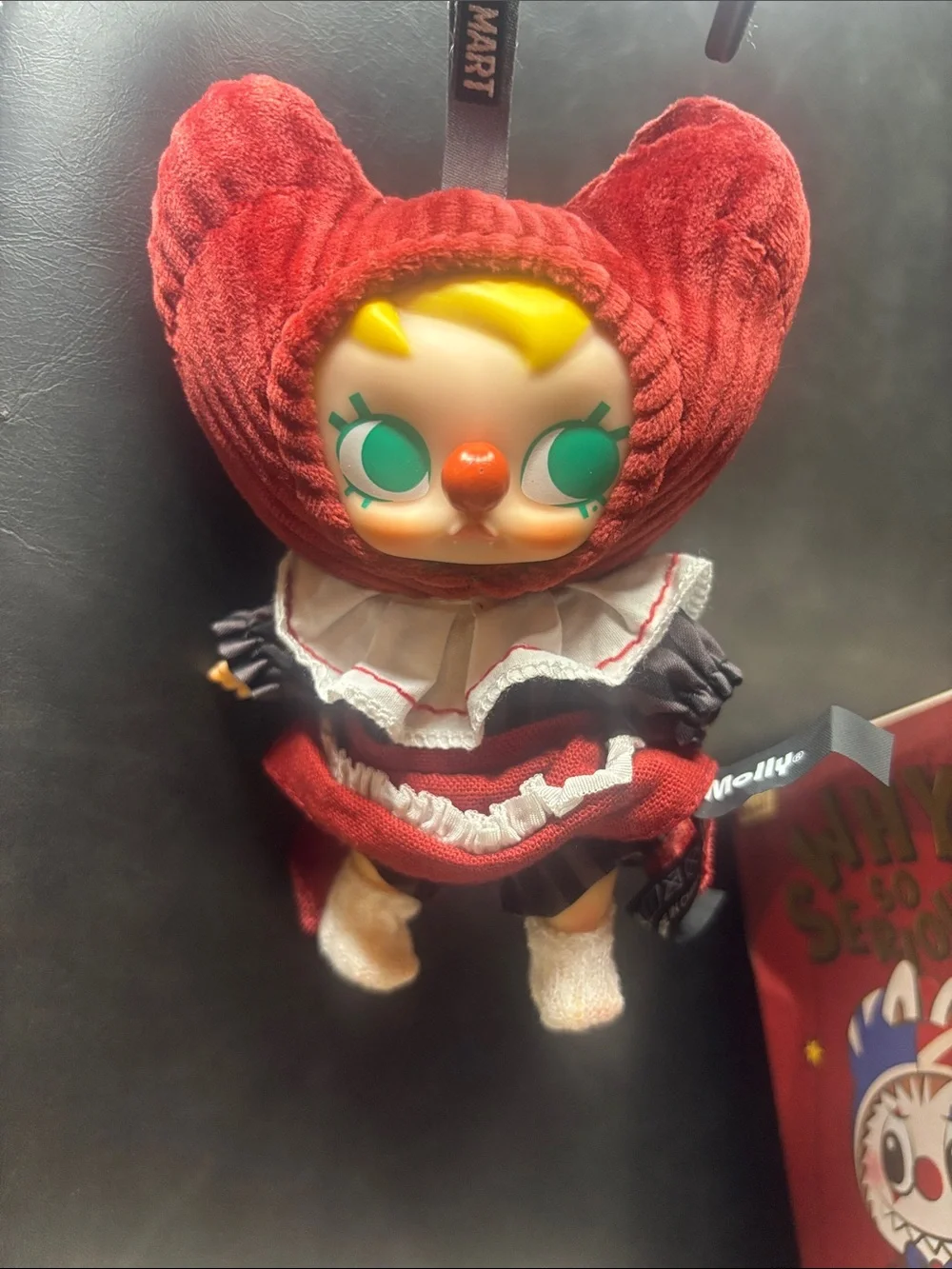 Labubu Crimson Dancer Why So Serious Serious Plushy